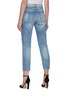 Back View - Click To Enlarge - HELLESSY - Yang' Pearl Embellished Distressed Jeans