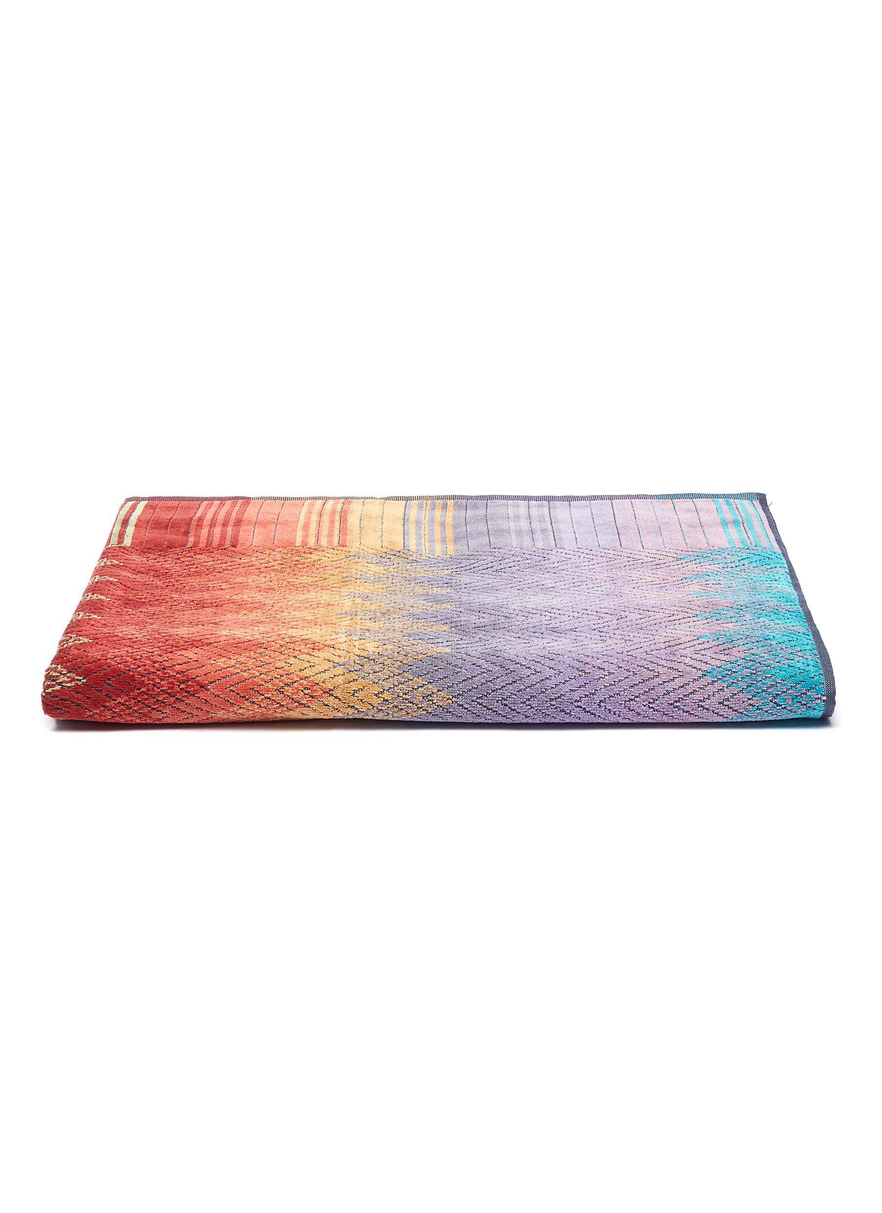 Missoni Yaco Cotton Bath Sheet - Red/multi-colour