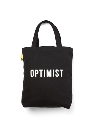 Detail View - Click To Enlarge - THE SCHOOL OF LIFE - Optimist/Pessimist tote