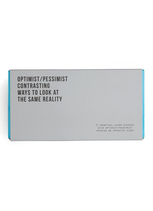 Detail View - Click To Enlarge - THE SCHOOL OF LIFE - Optimist/Pessimist glass set