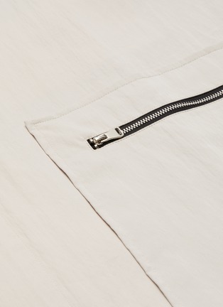  - FFIXXED STUDIOS - Zipper Patch Pocket Mid Length Coat