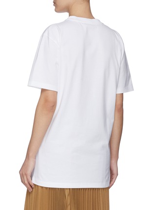 Back View - Click To Enlarge - LOEWE - Tonal Anagram Embroidered Cotton T-shirt