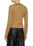 Back View - Click To Enlarge - LOEWE - Anagram Embroidered V-neck Wool Knit Sweater