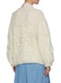 Back View - Click To Enlarge - LOEWE - Anagram knitted mohair cardigan