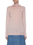 Main View - Click To Enlarge - LOEWE - Anagram embroidered cashmere turtle neck sweater