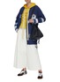 Figure View - Click To Enlarge - LOEWE - Mixed intarsia Mohair Blend Oversized Cardigan