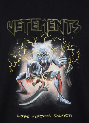 - VETEMENTS - Heavy metal graphic print T-shirt