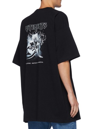 Back View - Click To Enlarge - VETEMENTS - Heavy metal graphic print T-shirt