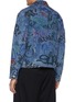 Back View - Click To Enlarge - VETEMENTS - All-over graffiti print denim jacket