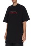 Front View - Click To Enlarge - VETEMENTS - Relaxed Slogan Cotton T-shirt
