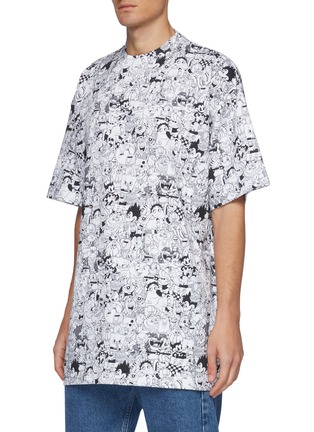 Front View - Click To Enlarge - VETEMENTS - Cartoon Mania graphic print T-shirt