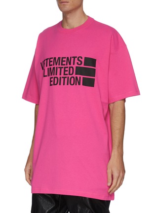 Front View - Click To Enlarge - VETEMENTS - Relaxed Logo T-shirt