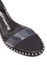 Detail View - Click To Enlarge - ALEXANDER WANG - Nova Low' Stud Embellished Welt Double Strap Sandals