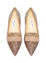 Detail View - Click To Enlarge - JIMMY CHOO - Gala' glitter degradé loafers