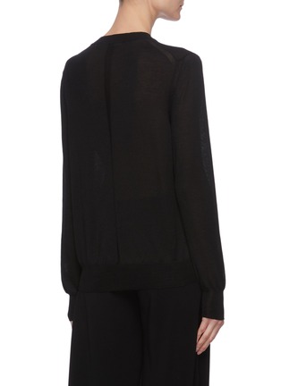 Back View - Click To Enlarge - THE ROW - V-neck Cashmere Sweater