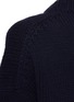  - THE ROW - 'Ophelia' Rib Trim Wool Cashmere Blend Sweater