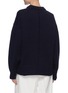 Back View - Click To Enlarge - THE ROW - 'Ophelia' Rib Trim Wool Cashmere Blend Sweater