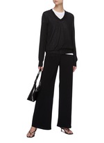 【送料&関税込】The Row Black Cotton Wesler T-shirt Wesler T-Shirt Black in Cotton – The Row