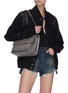 Figure View - Click To Enlarge - SAINT LAURENT - 'Niki Média' calfskin leather shoulder bag