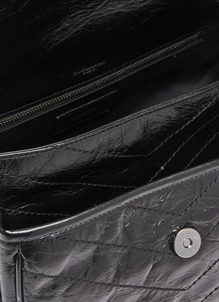 Detail View - Click To Enlarge - SAINT LAURENT - 'Niki Medium' natural calfskin leather shoulder bag