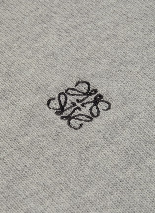  - LOEWE - Anagram embroidered wool cardigan
