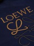  - LOEWE - Anagram embroidered tassel drawstring hoodie