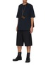 Figure View - Click To Enlarge - LOEWE - Tonal anagram twill shorts