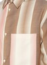  - LOEWE - Double Chest Pocket Stripe Wool Cotton Blend Shirt