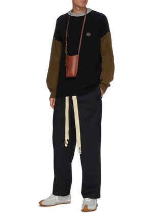 Figure View - Click To Enlarge - LOEWE - Anagram embroidered raglan sweater