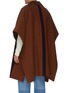 Back View - Click To Enlarge - LOEWE - Cashmere wool stripe poncho