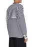 Back View - Click To Enlarge - LOEWE - Stripe panel anagram embroidered sweatshirt