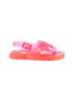 Main View - Click To Enlarge - SOPHIA WEBSTER - Butterfly Motif Jelly Toddler Slingback Sandals