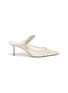 Main View - Click To Enlarge - JIMMY CHOO - 65 Bing' glitter tulle mules