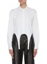 Main View - Click To Enlarge - DION LEE - Strap waist garter shirt