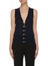 Main View - Click To Enlarge - DION LEE - Hook front rib knit vest