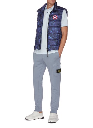 Figure View - Click To Enlarge - CANADA GOOSE - Crofton' Packable All-over Graphic Print Down Vest