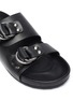 Detail View - Click To Enlarge - PIERRE HARDY - Double strap leather beach sandals