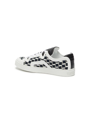  - PIERRE HARDY - '104' cube print panelled sneakers
