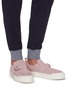 Figure View - Click To Enlarge - PIERRE HARDY - 'Ollie' buckle detail suede sneakers