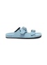Main View - Click To Enlarge - PIERRE HARDY - Double strap suede beach sandals