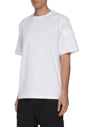 Front View - Click To Enlarge - JUUN.J - Flap pocket sleeve T-shirt