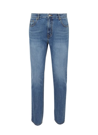 Main View - Click To Enlarge - JUUN.J - Mid Rise Whiskered Denim Jeans