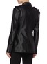 Back View - Click To Enlarge - GABRIELA HEARST - 'Louisa' blanket stitch leather blazer