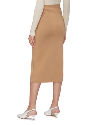 Back View - Click To Enlarge - GABRIELA HEARST - Front slit knit skirt