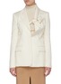 Main View - Click To Enlarge - GABRIELA HEARST - Oslo' twisted lapel linen blazer