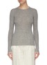 Main View - Click To Enlarge - GABRIELA HEARST - Browning' Rib Knit Cashmere Silk Blend Sweater