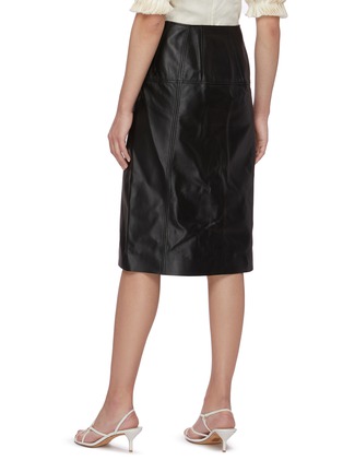 Back View - Click To Enlarge - GABRIELA HEARST - Anna' Button Down Midi Skirt