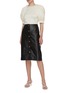 Figure View - Click To Enlarge - GABRIELA HEARST - 'Bonnie' Pleated Balloon Sleeve Linen Blouse