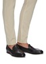 Figure View - Click To Enlarge - ROLANDO STURLINI - 'MATCH CERVO' Leather Penny Loafers