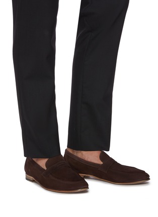 Figure View - Click To Enlarge - ROLANDO STURLINI - 'Match Suede' penny loafers